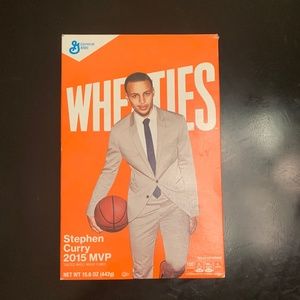 Steph curry Wheaties box